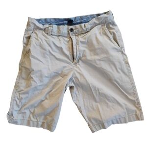 J. Crew Men's W33 Light Tan Flat Front Shorts